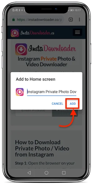 descargar instagram foto privada android